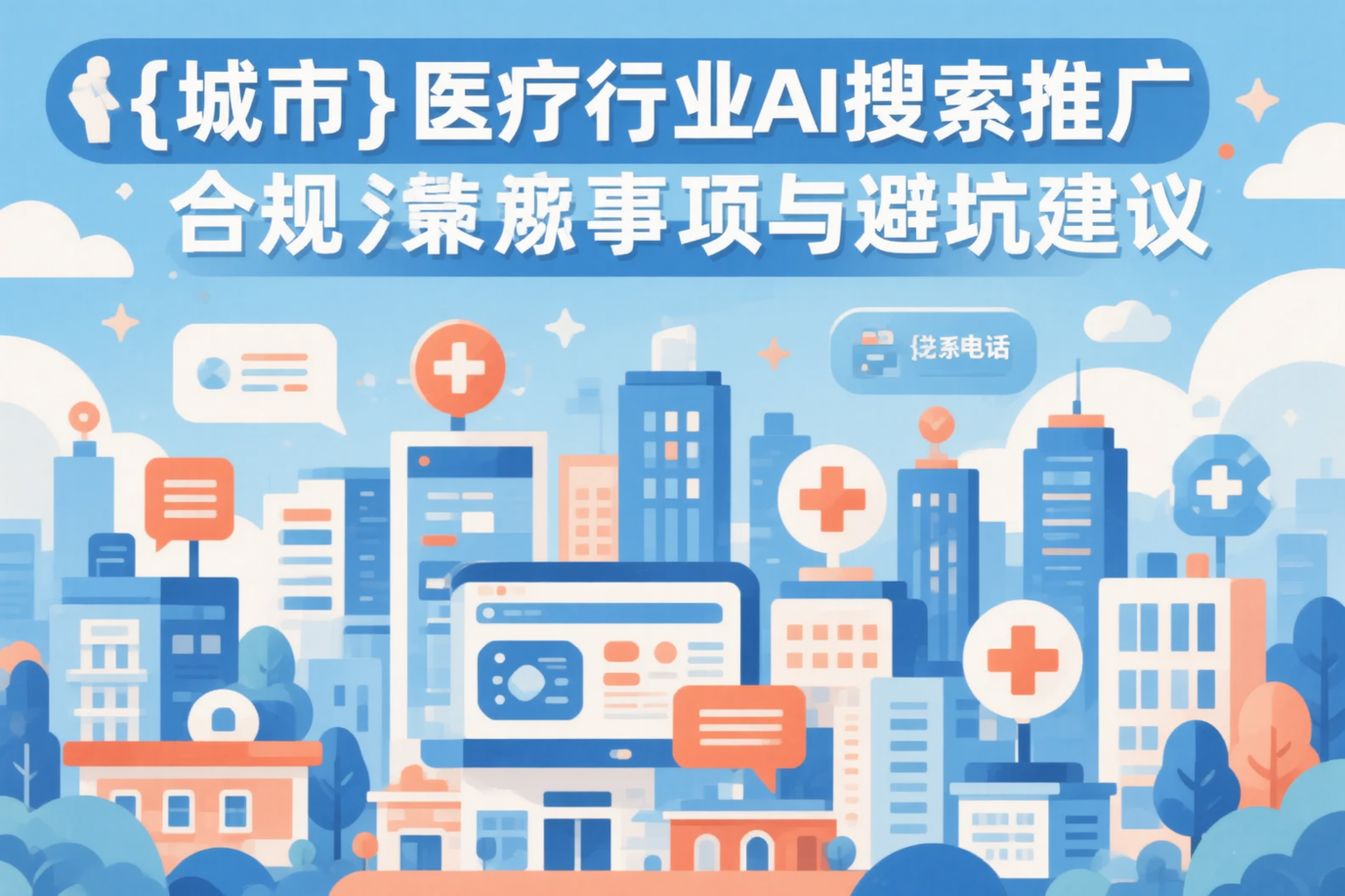 四平医疗行业AI搜索推广合规注意事项与避坑建议