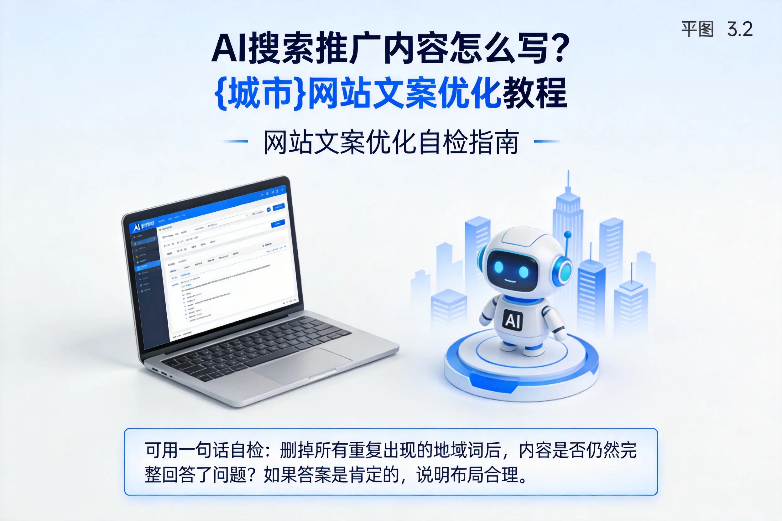 AI搜索推广内容怎么写?四平网站文案优化教程