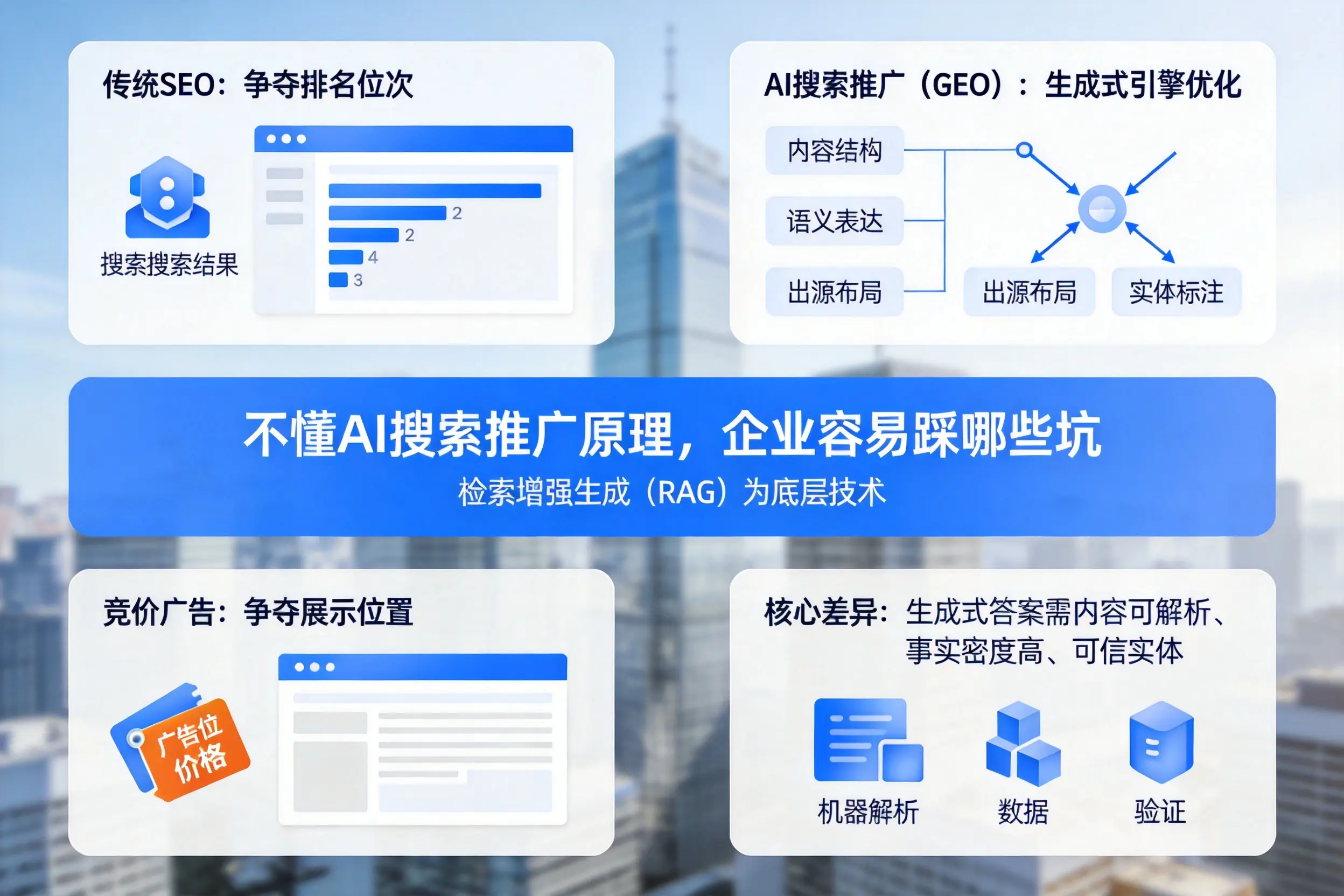 不懂AI搜索推广原理,四平企业容易踩哪些坑