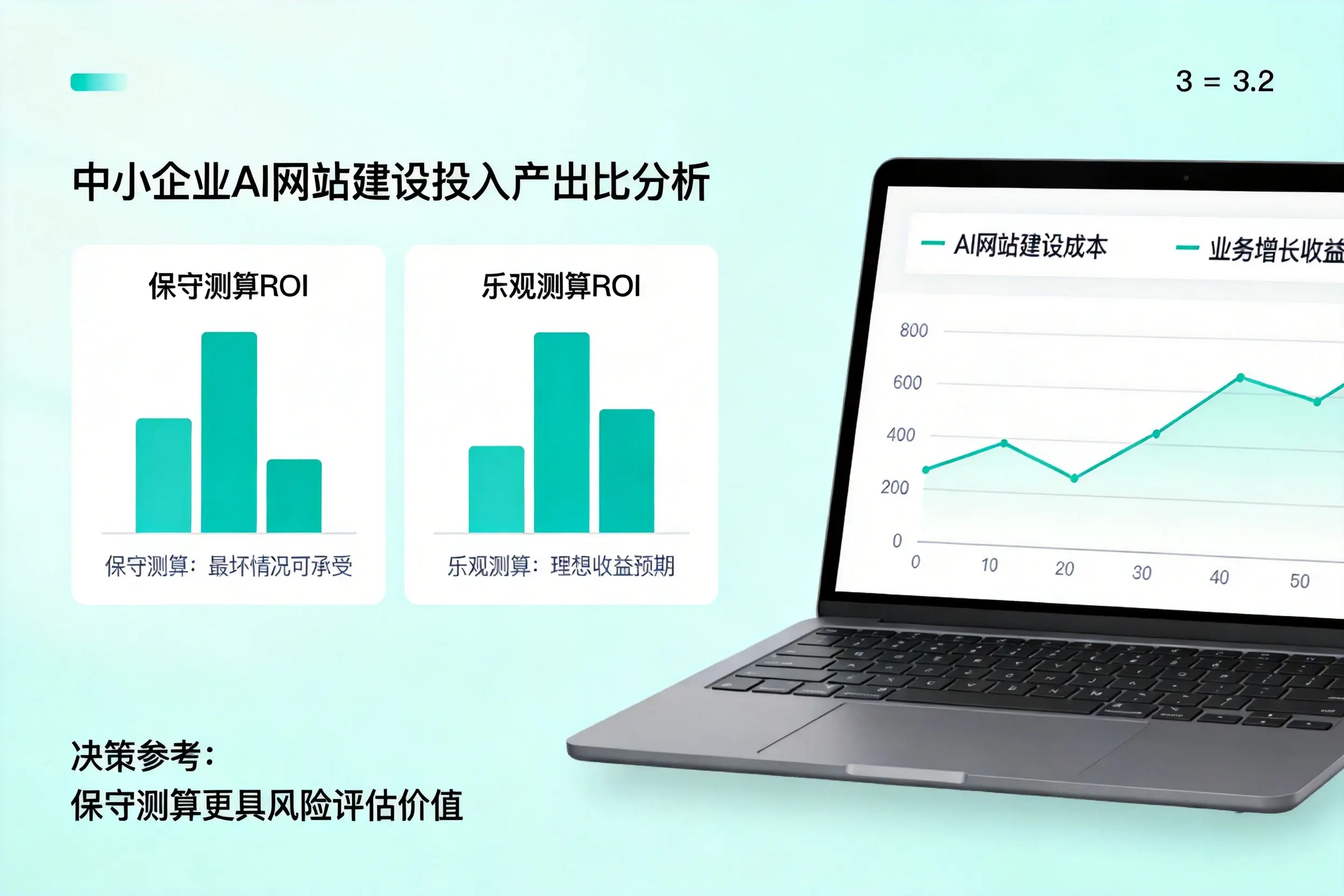 四平中小企业AI网站建设投入产出比怎么算?先看这份分析