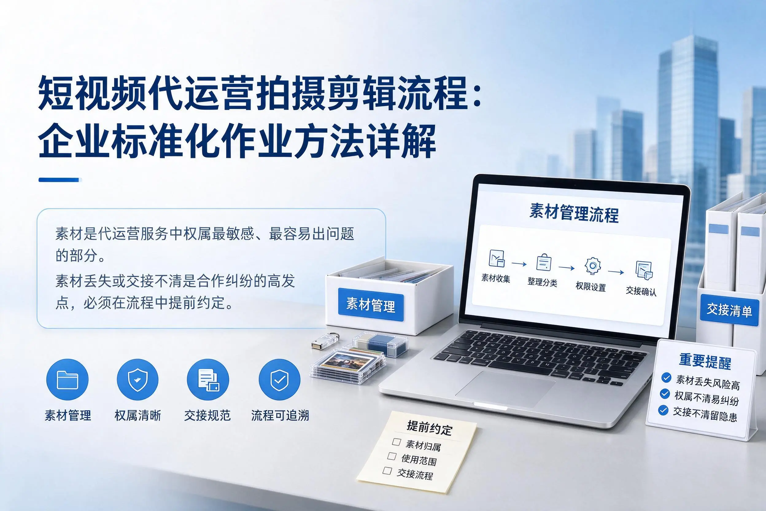 短视频代运营拍摄剪辑流程:四平企业标准化作业方法详解