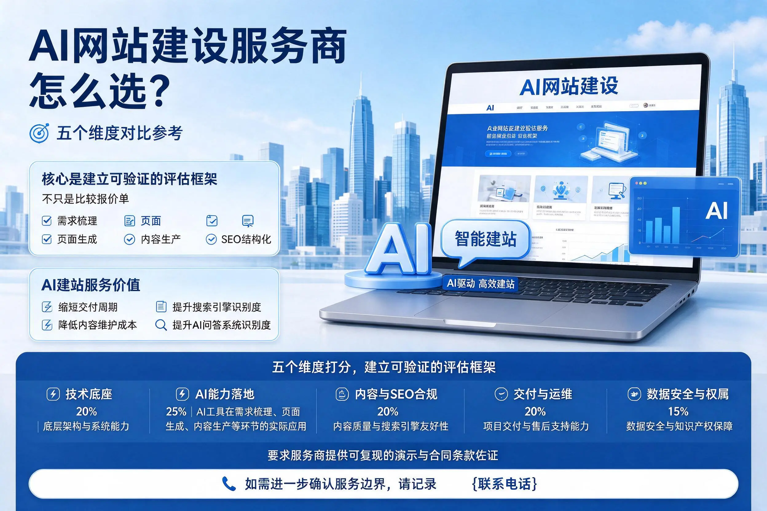 四平AI网站建设服务商怎么选?五个维度对比参考