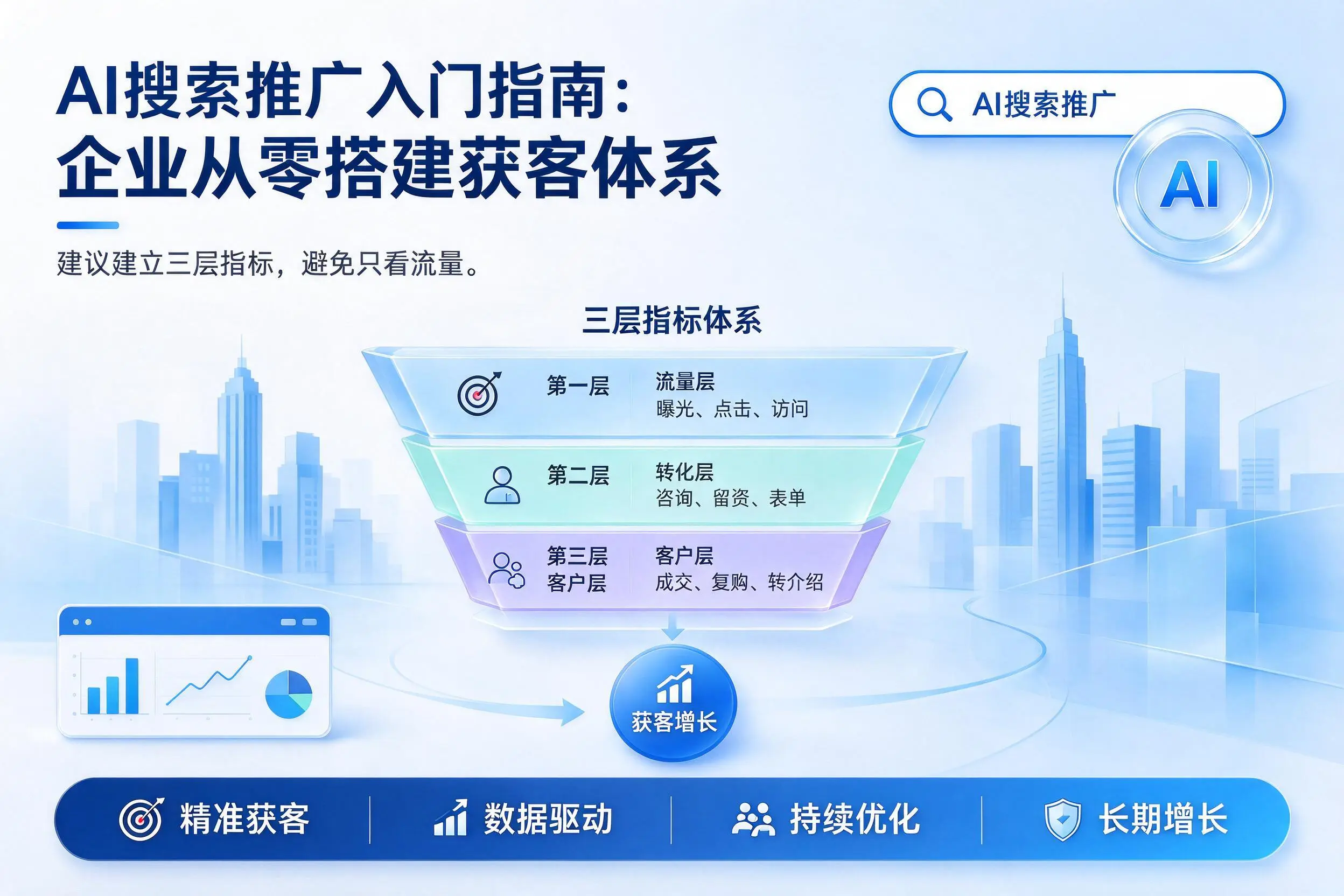 AI搜索推广入门指南:四平企业从零搭建获客体系