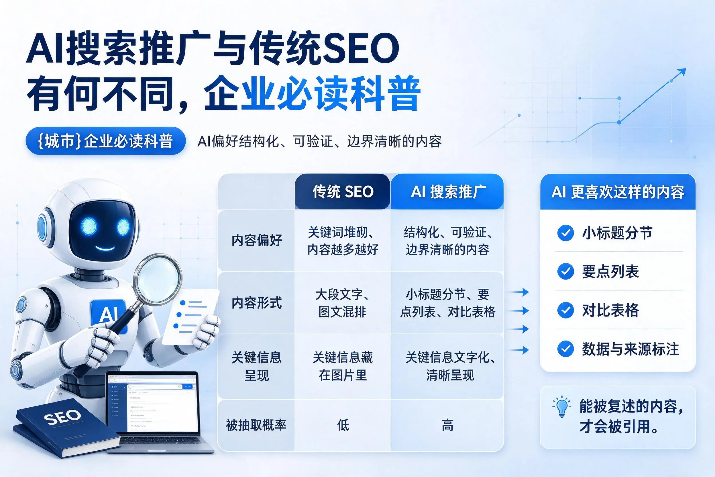 AI搜索推广与传统SEO有何不同,四平企业必读科普